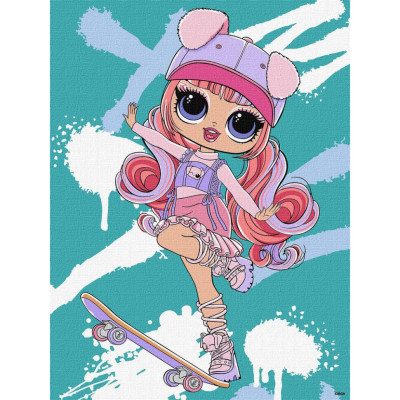 Картина за номерами "Tweens LOL Skate Dance Ali Dance" KHO1208 30х40 см