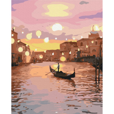 Картина за номерами "Казкова вечірня Венеція" Brushme BS32456 40x50 см