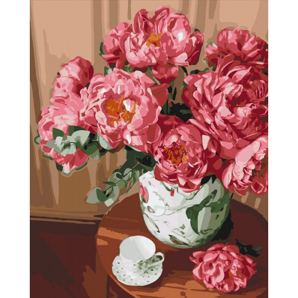 Картина за номерами. "Ранкова насолода" KHO3048 40х50 см