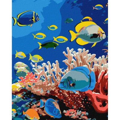 Картина за номерами "Життя океану" KHO6704 40х50 см Картина за номерами "Життя океану" KHO6704 40х50 см
