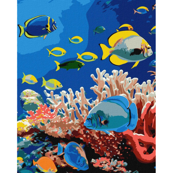 Картина за номерами "Життя океану" KHO6704 40х50 см