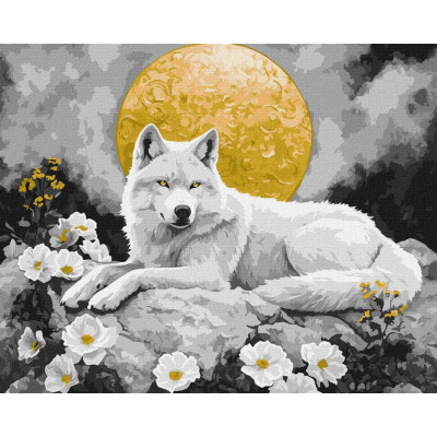 Картина за номерами "Місячна тиша" ©art_selena_ua KHO6707 40х50 см