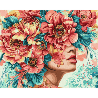 Картина за номерами "Романтика квітів" KHO8445 40х50 см