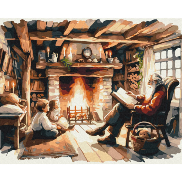 Картина за номерами "Новорічна казка" BS53837 40х50 см