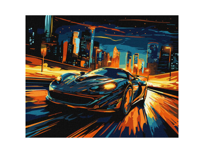 Картина за номерами "Нічне місто" KHO3644 40х50см