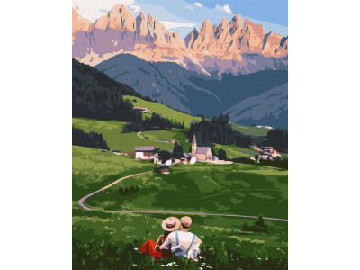 Картина за номерами "Чарівна Італія" Ідейка KHO2854 40х50 см