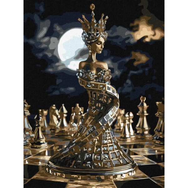Картина за номерами "Хід королеви" ©art_selena_ua KHO8560 30х40 см