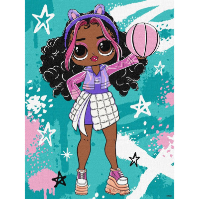 Картина за номерами "Tweens LOL Skate Dance Hoops Cutie" KHO1211 30х40 см