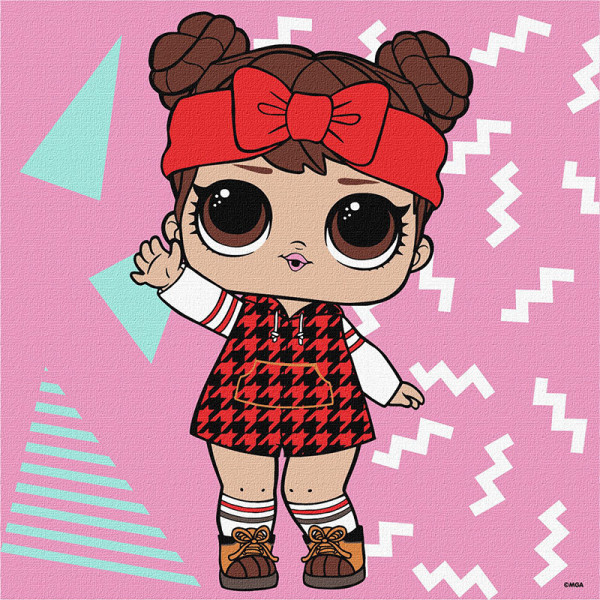 Картина за номерами "L.O.L. Surprise! Winter chill. 12" KHO1334 25х25 см