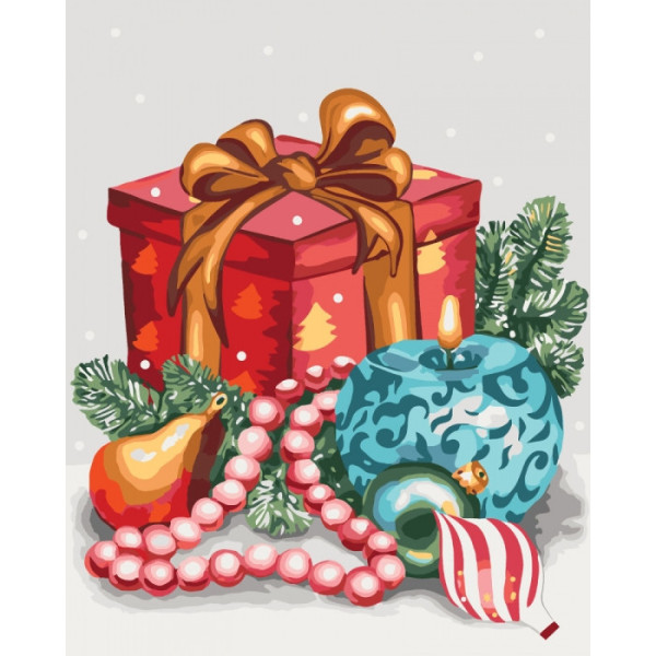 Картина за номерами. Натюрморт "Аромат свята" KHO5533 40х50 см