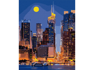 Картина за номерами "Вулиці Манхеттена" Ідейка KHO3611 40х50см