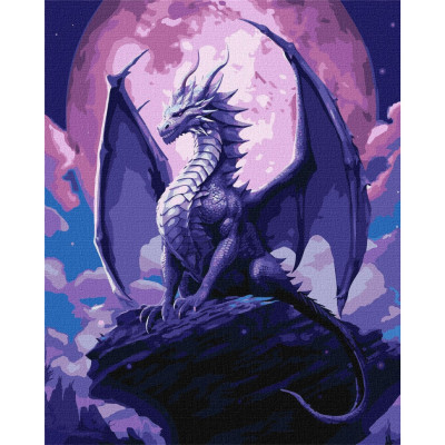 Картина за номерами "Величний дракон" ©art_selena_ua KHO5118, 40x50см