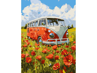 Картина за номерами "Подорож у червоне" ©art_selena_ua KHO6392 30х40 см