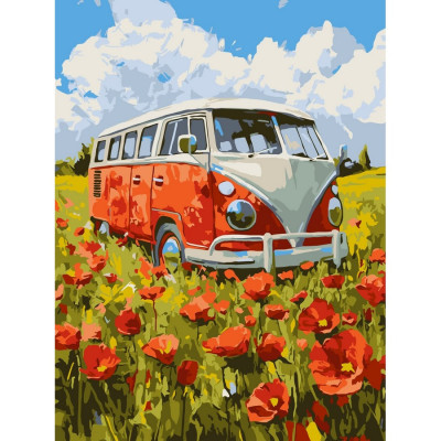 Картина за номерами "Подорож у червоне" ©art_selena_ua KHO6392 30х40 см