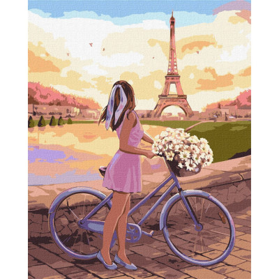 Картина за номерами "Романтика в Парижі" ©Kira Corporal KHO2607 40х50 см