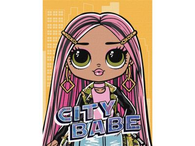 Картина за номерами "L.O.L. Surprise! O.M.G. City Babe" KHO6277 30х40 см