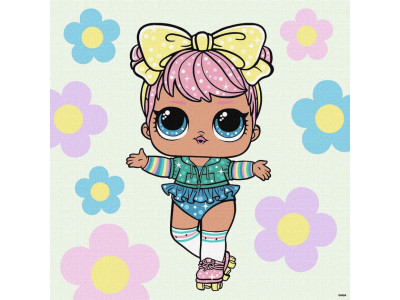 Картина за номерами "L.O.L. Surprise! Spring Bling Dawn" KHO1101 40х40 см
