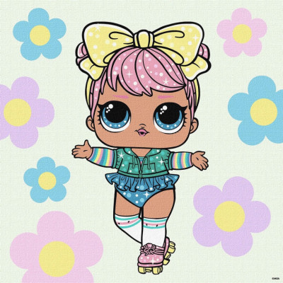 Картина за номерами "L.O.L. Surprise! Spring Bling Dawn" KHO1101 40х40 см