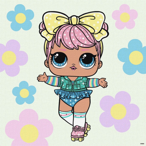 Картина за номерами "L.O.L. Surprise! Spring Bling Dawn" KHO1101 40х40 см Картина за номерами "L.O.L. Surprise! Spring Bling Dawn" KHO1101 40х40 см