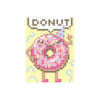 Картина за номерами стікерами в тубусі "Пончик" 1200 стікерів 1869 33х48 см