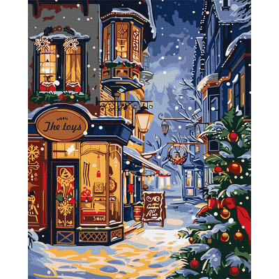 Картина за номерами "Крамниця подарунків" ©art_selena_ua KHO3659 40х50 см