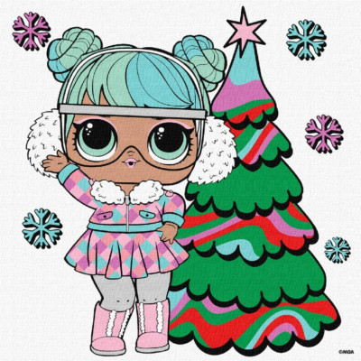 Картина за номерами "L.O.L. Surprise! Jolly Vibes. Bon Bon" KHO1329 25x25 см