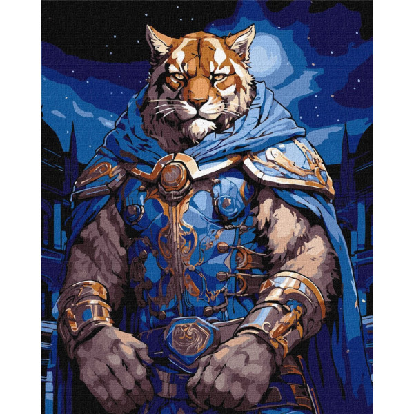 Картина за номерами "Сильний звір" ©zubenko.oleksii KHO6571 40х50см