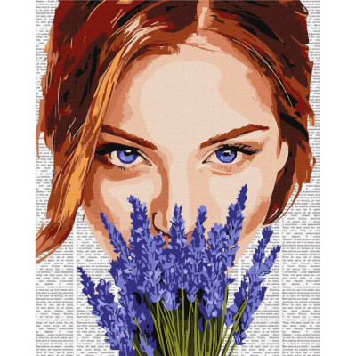 Картина за номерами "Барвиста поезія: Лаванда" ©art_selena_ua KHO8595 40x50 см