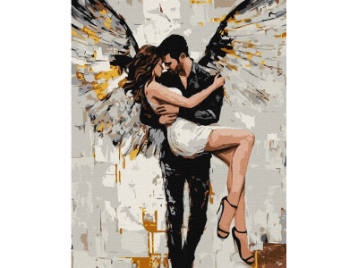 Картина за номерами "Її спасіння" KHO8657 з фарбами металік extra 40х50 см