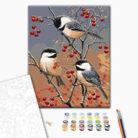 Картина за номерами "Синички повернулись" BS52193 40х50 см