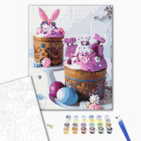 Картина за номерами "Великодні пасочки" BS51826 40х50 см