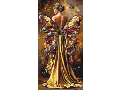 Картина за номерами "Тінь метелика" LW5201 40х80 см