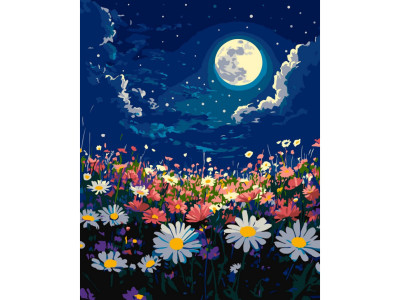 Картина за номерами "Містична ніч над весняним лугом" ©art_selena_ua KHO6386 40х50 см Картина за номерами "Містична ніч над весняним лугом" ©art_selena_ua KHO6386 40х50 см