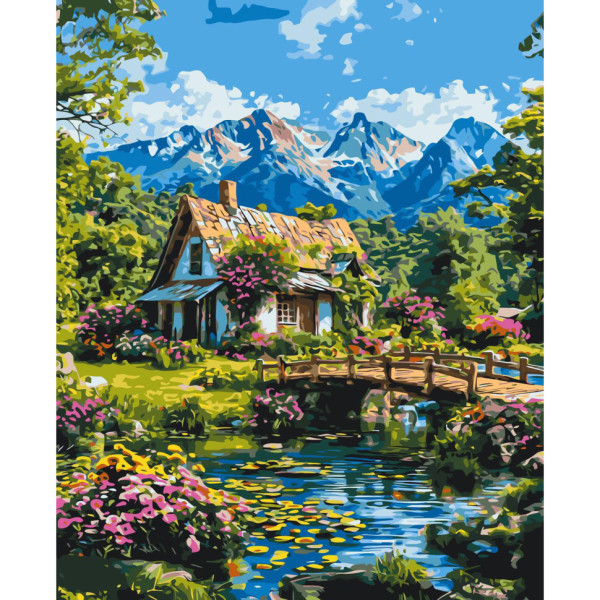 Картина за номерами "Альпійська гармонія" LW3492 40х50 см