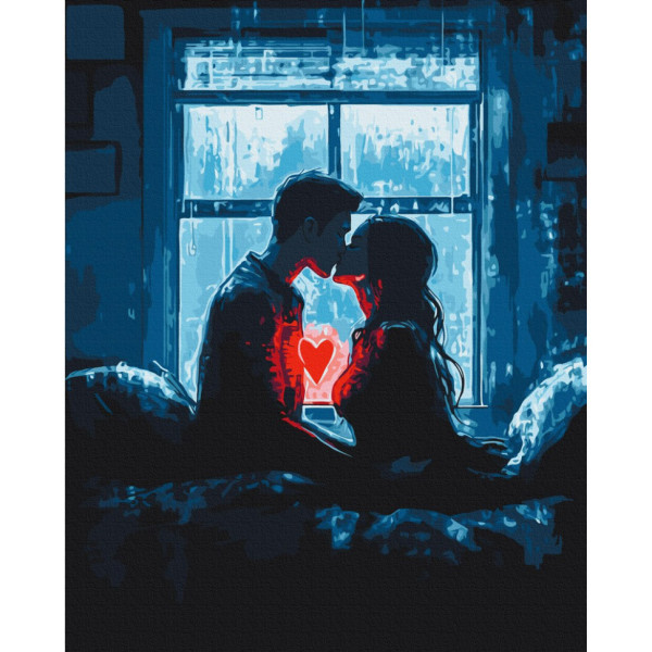 Картина за номерами "Серця що зєднались" BS54219 40х50 см