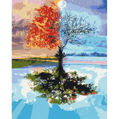 Картина за номерами "Дерево сезонів" BS27746 40x50 см
