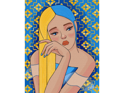 Картина за номерами "Непохитна ©mosyakart" Ідейка KHO4908 40х50 см