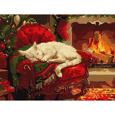 Картина за номерами "Святковий затишок" ©art_selena_ua KHO6662 30х40 см Картина за номерами "Святковий затишок" ©art_selena_ua KHO6662 30х40 см