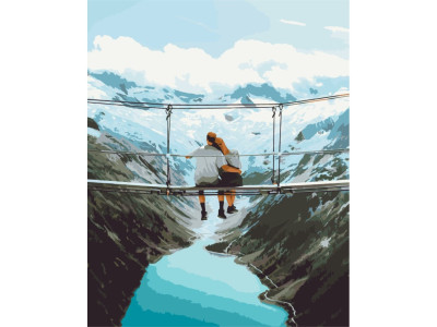 Картина за номерами "Я покажу тебе світу" Brushme BS52864 40х50 см