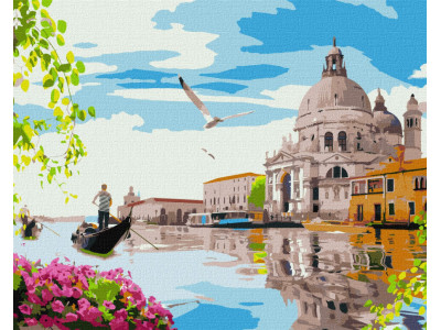 Картина за номерами "Яскрава Венеція" Ідейка KHO3620 40х50 см