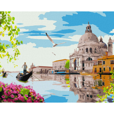 Картина за номерами "Яскрава Венеція" Ідейка KHO3620 40х50 см