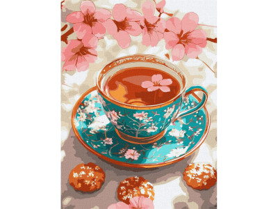 Картина за номерами "Вишневий чай" ©art_selena_ua KHO5724 30x40 см Картина за номерами "Вишневий чай" ©art_selena_ua KHO5724 30x40 см