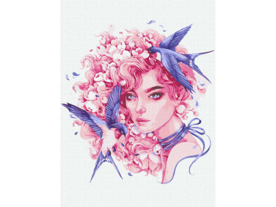 Картина за номерами "Мелодійна" ©lesya_nedzelska_art Ідейка KHO4958 30х40 см