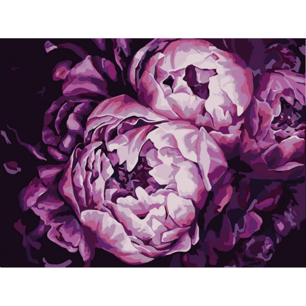 Картина за номерами "Помпезні півонії" Bambi 13131-NN 30х40 см Картина за номерами "Помпезні півонії" Bambi 13131-NN 30х40 см