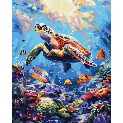 Картина за номерами "Морський спокій" ©art_selena_ua KHO6660 40х50см