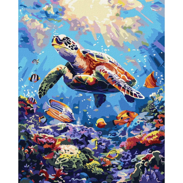 Картина за номерами "Морський спокій" ©art_selena_ua KHO6660 40х50см