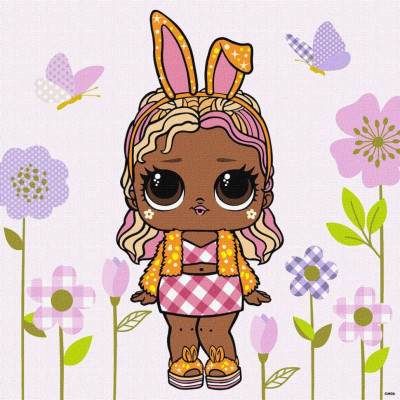 Картина за номерами "L.O.L. Surprise! HipHop4Lyfe BossBunny" KHO1103 40х40 см