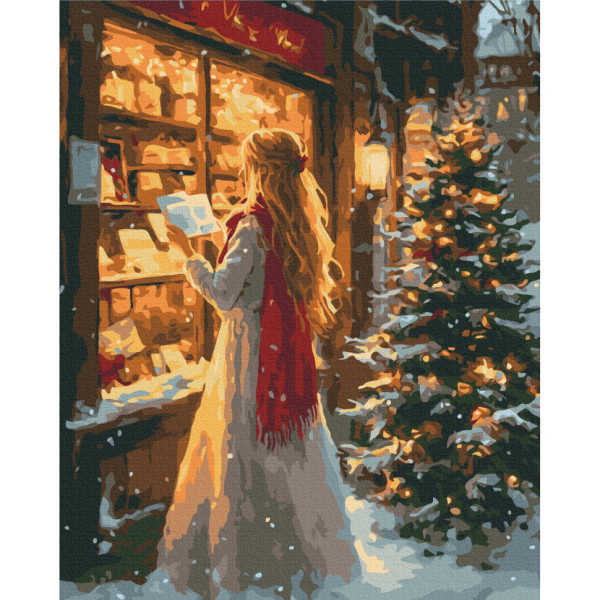 Картина за номерами "Час новорічних див" BS54192 40х50 см