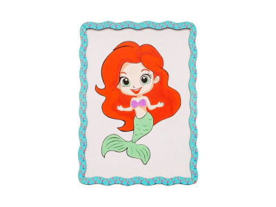 Дитячий набір для розпису по дереву "Русалка" Puz-22963 формат А4