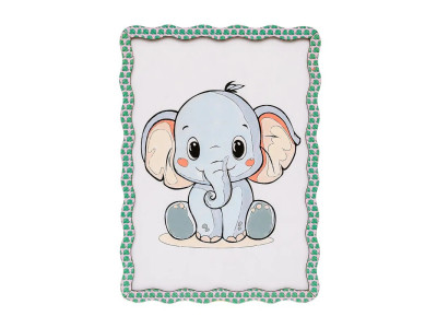 Дитячий набір для розпису по дереву "Слоник" Puz-22949 формат А4